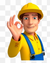 Download Hd Handyman - Chichester Cartoon Transparent Png Seguridad Y Salud En El Trabajo Animado Png,Handyman Png
