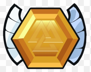 Goldforged - Miroir Hexagonal Png,Brawlhalla Logo