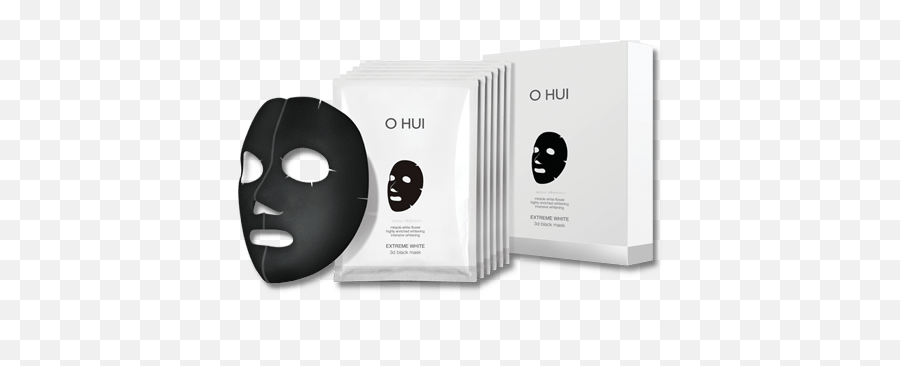 Extreme White 3d Black Mask Png Image - Mt N Ng Ohui Extreme White,Black Mask Png