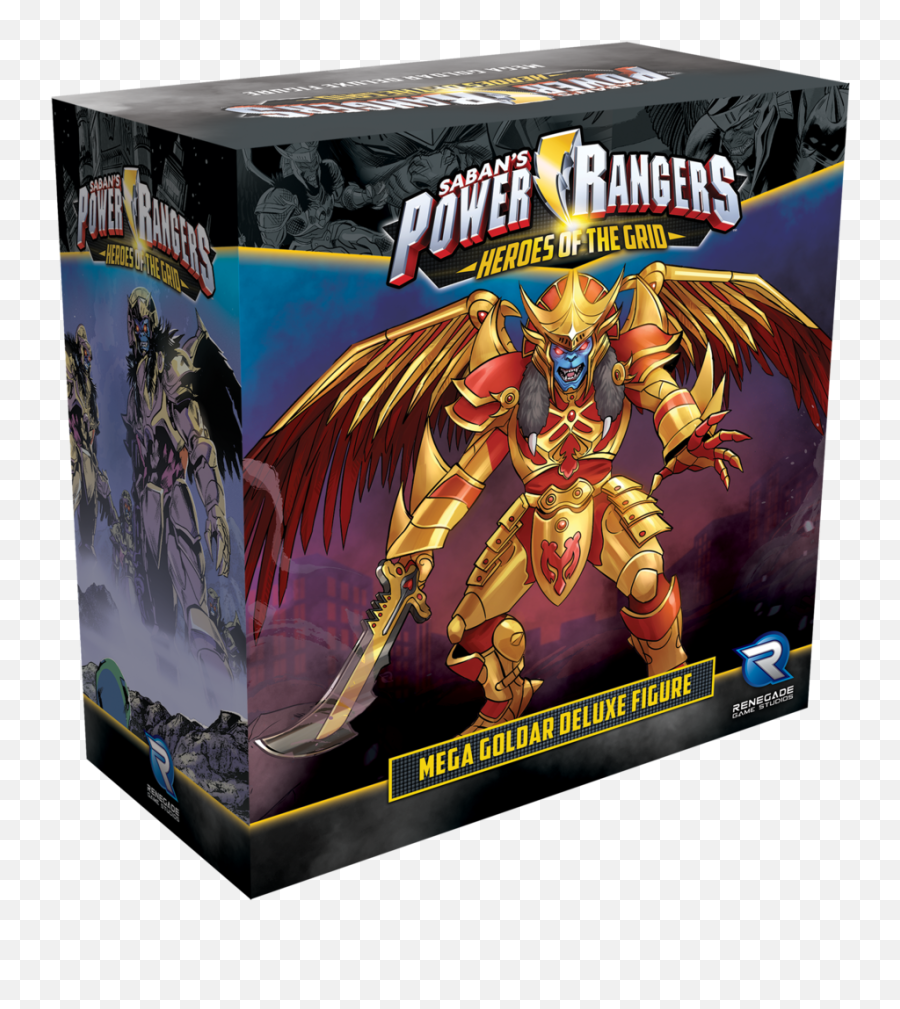 Power Rangers Mega Goldar Deluxe Figure U2014 Renegade Game Studios Png
