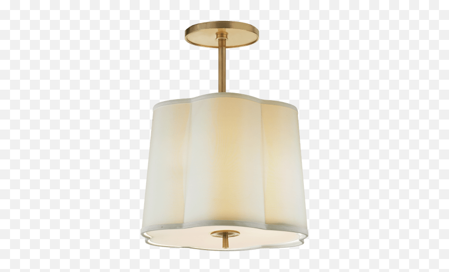 Simple Scallop Hanging Shade - Lampshade Png,Hanging Light Png