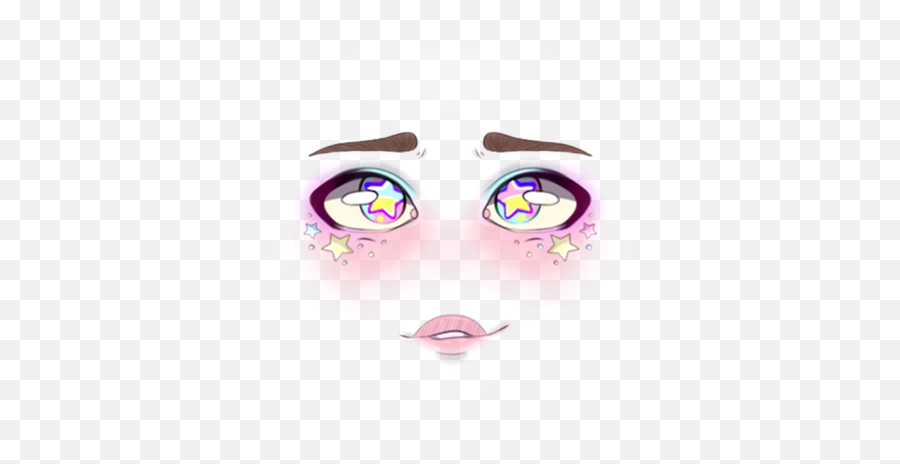 Kawaii Face Png - Anime Face Roblox - Free Transparent PNG