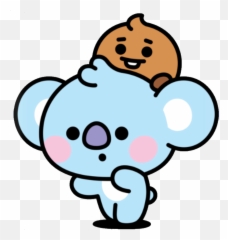 Koya Shooky Bt21 Baby - Bt21 Koya And Shooky Png,Bt21 Png