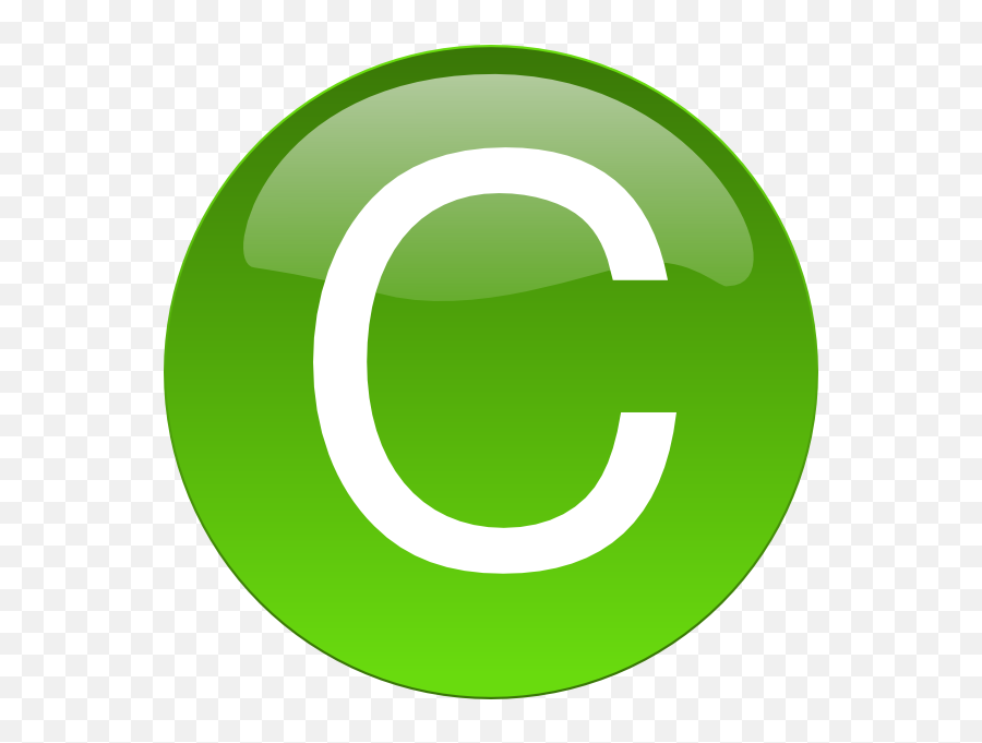 Letter C Png - Green C Clipart,Letter C Png