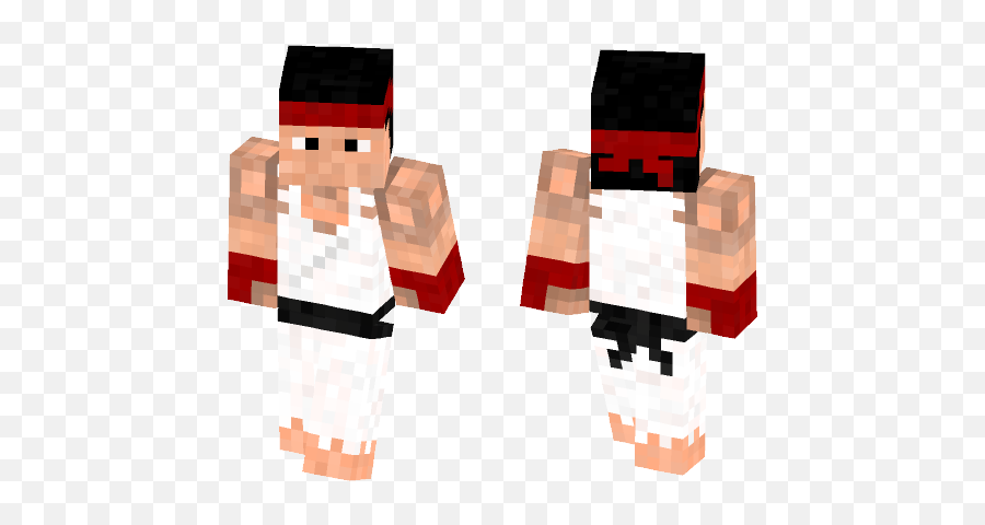 Download Ryu - Street Fighter Minecraft Skin For Free Fictional Character Png,Ryu Street Fighter Png