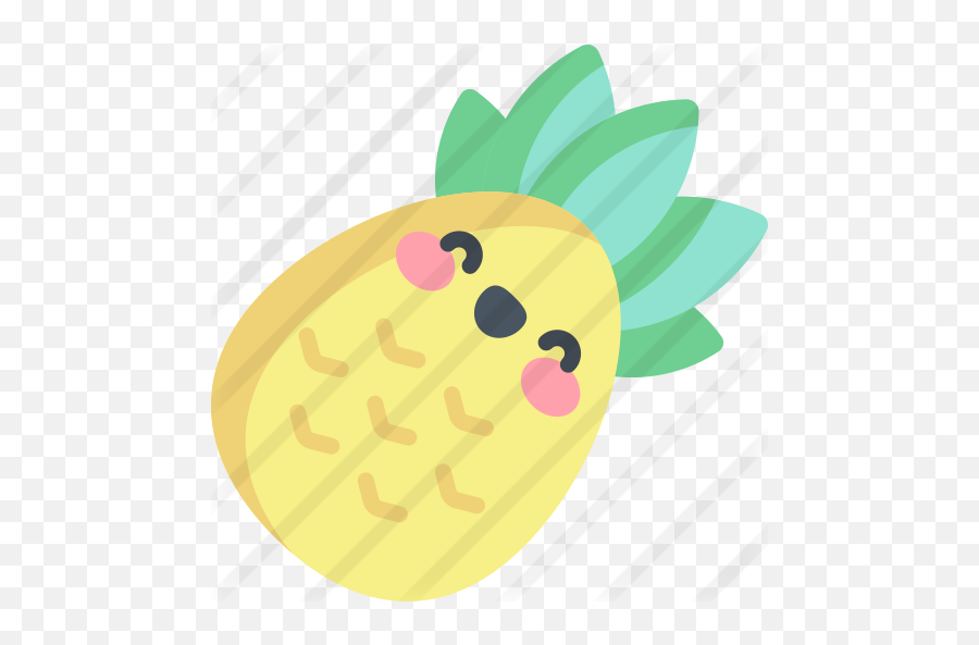 Pineapple - Free Food Icons Illustration Png,Pineapple Cartoon Png