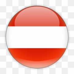 Round Icon Illustration Of Flag Austria - Flag Png