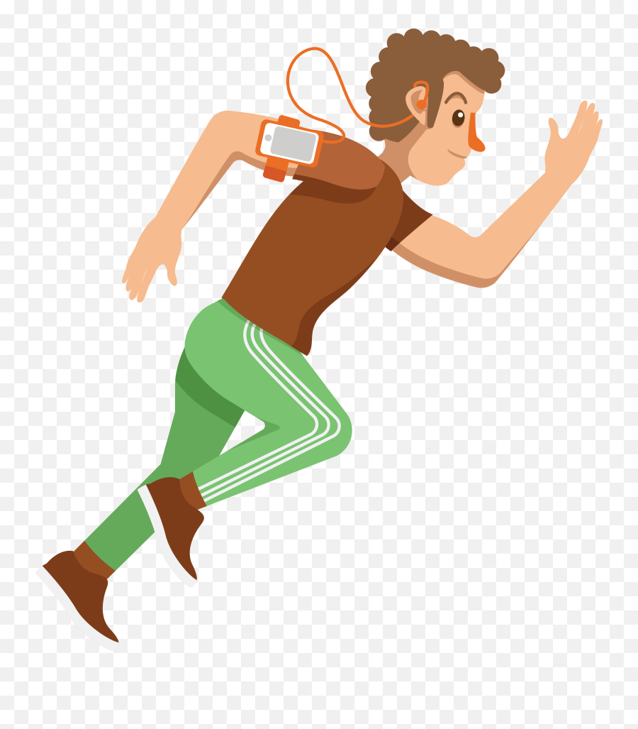 Running Cartoon Man Png Download - Cartoon Running Man Clipart,Running Transparent