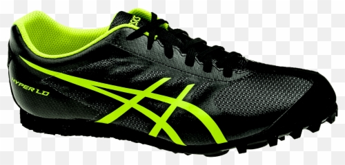 Asics Sneakers Shoe Track Spikes Converse - Black Male Png,Converse Png