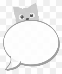 Download Speech Balloon Drawing Comics Whiskers - Cute Cartoon png
