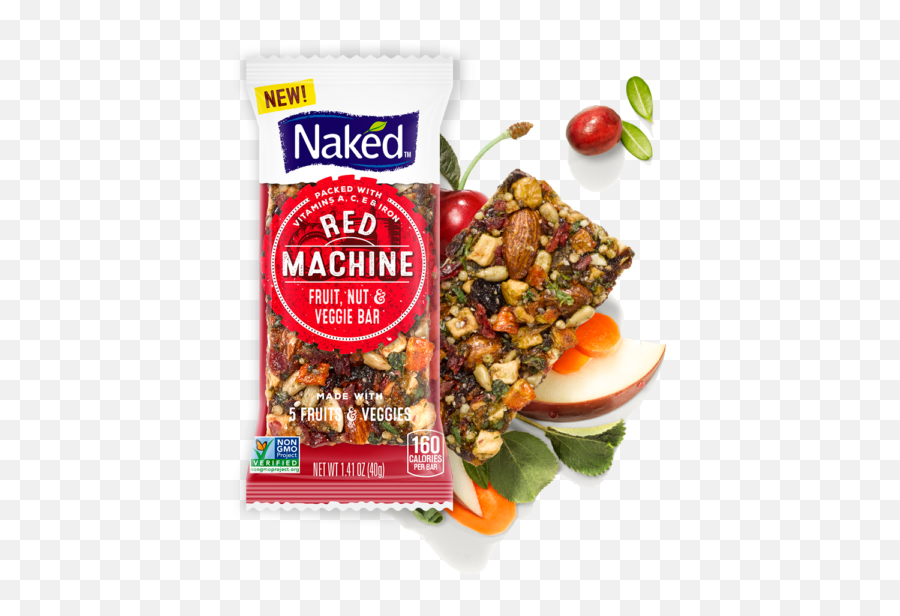 Naked Juice Green Machine - Naked Fruit And Veggie Bars Png,Veggie Png