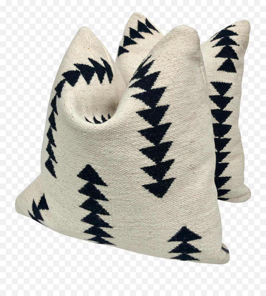 Natural Hemp Fiber Arrow Design Pillows - A Pair Throw Pillow Png,Cloth Texture Png