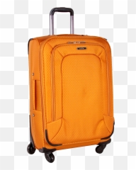 Yellow Suitcase Png Image Images Luggage - Orange