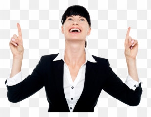 Download Women Pointing Top Png Image For Free - Transparent Excited Png,Pointing Finger Transparent Background