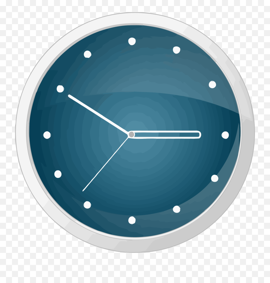 Clock Final Clip Art Clipart Png - Teal Clock Transparent Background,Clock Vector Png