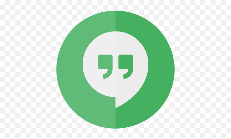 Hangouts Media Social Circle Icon - Green Building Icon Png,Google Hangouts Logo