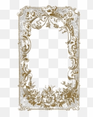 Download Hd Vintage Gold Frame Png - Messages For The Transparent Image