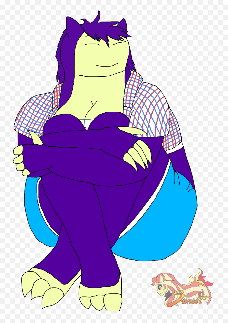 Commission - Female Snorlax By Knigsonic Fur Affinity Dot Female Snorlax Png,Snorlax Transparent