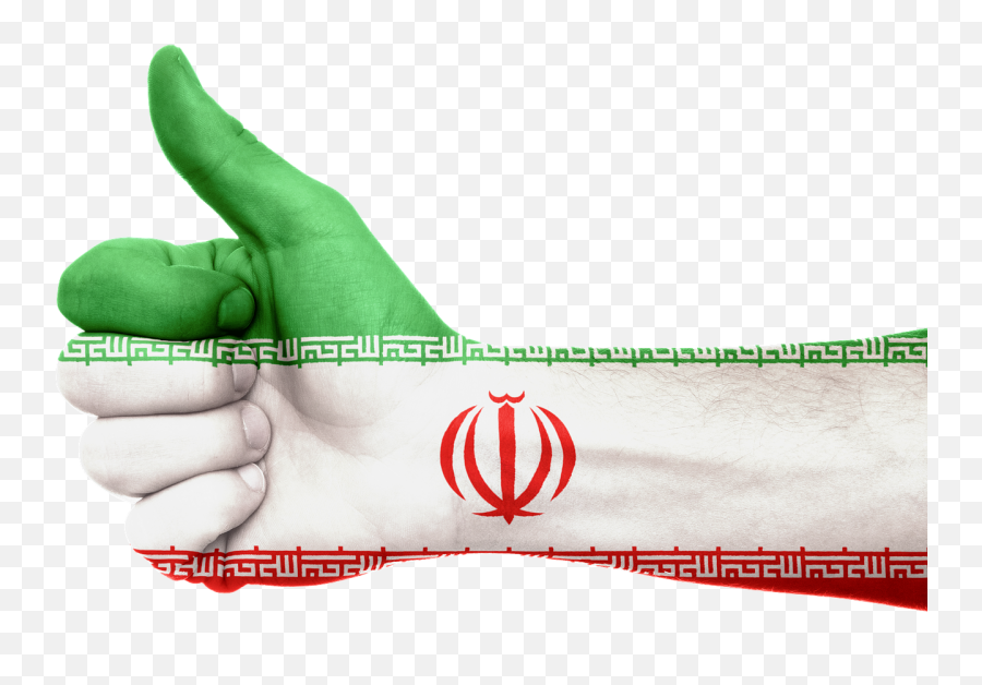 Iran Flag Hand Png