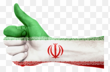 Iran Flag Hand Png