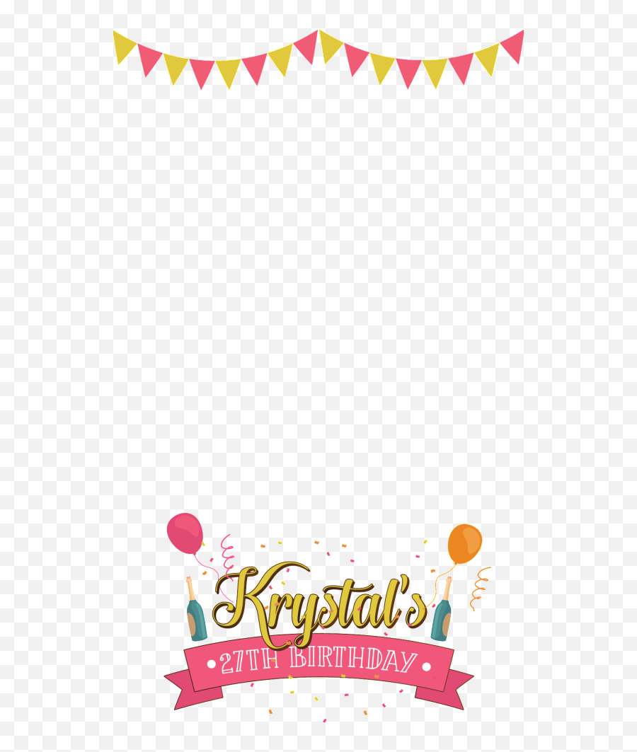 Library Of Birthday Snapchat Filter Banner Transparent - Poster Png,Snapchat Dog Filter Transparent