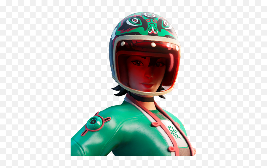 Jade Racer Fortnite Wiki Fandom - Fortnite Jade Racer Png,Blue Icon Motorcycle Helmet