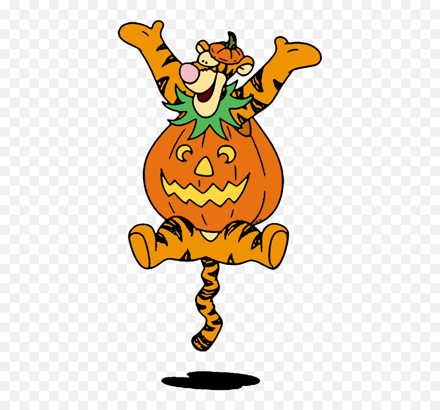 Eeyore As Tigger Pumpkin Transparent Cartoon - Jingfm Tigger Winnie The Pooh Halloween Png,Eeyore Transparent