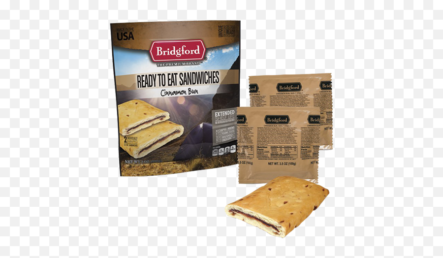 Download Bridgford Cinnamon Bun Ready To Eat Sandwiches Png - Mre Cinnamon Bun,Sandwiches Png