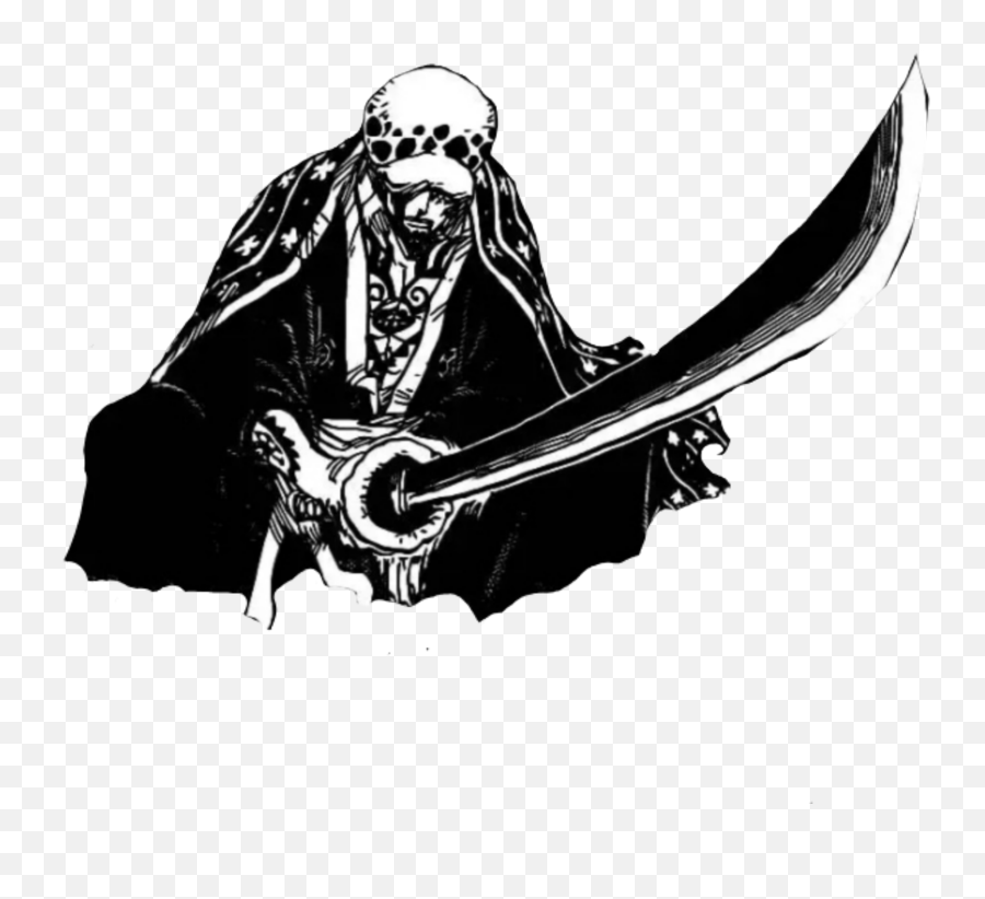 The Most Edited Trafalgarlaw Picsart - One Piece Law Black And White Transparent Png,Trafalgar Law Icon