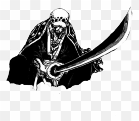 The Most Edited Trafalgarlaw Picsart - One Piece Law Black And White Transparent png