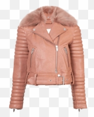Real Leather Jacket Collection Store For Men And Women - Fur Collar png