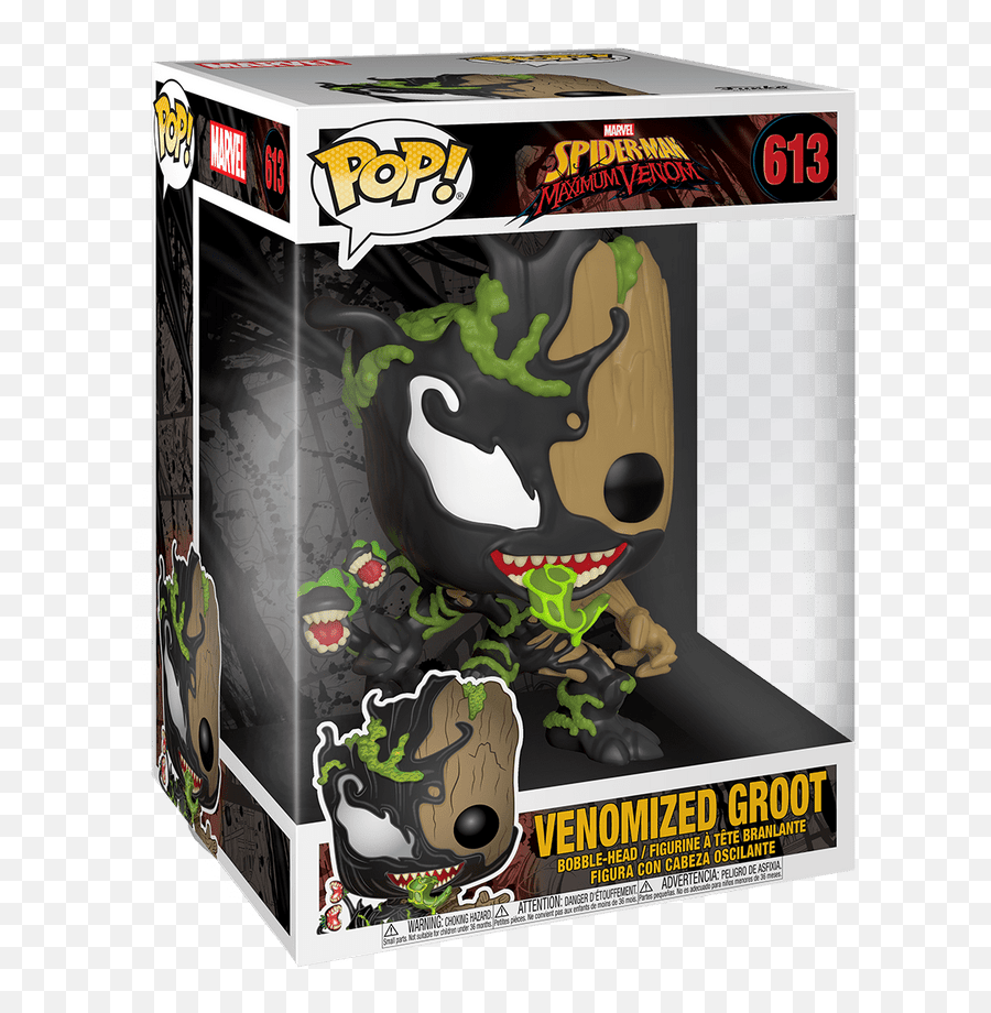 Funko Pop Marvel Max Venom - Groot 10 Inch Figure U2013 Tomu0027s Funko Pop Venomized Groot 10 Inch Png,Groot Icon