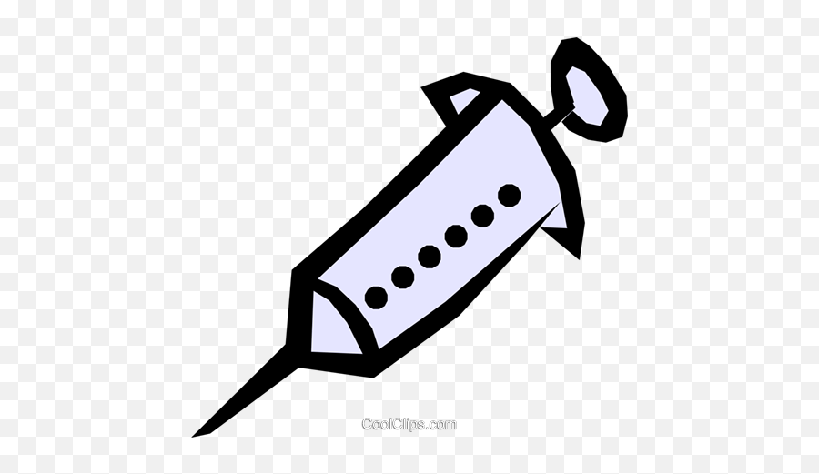 Hypodermic Needle Royalty Free Vector Clip Art Illustration - Dot Png,Syringe Icon Vector
