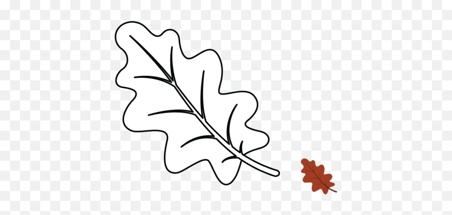 Thanksgiving Fall Leaf Coloring Graphic By Studioisamu - Stencil Png,Oak Leaf Icon Line