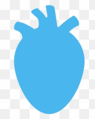 Human Heart Silhouette - Free Vector Silhouettes Creazilla Fresh png