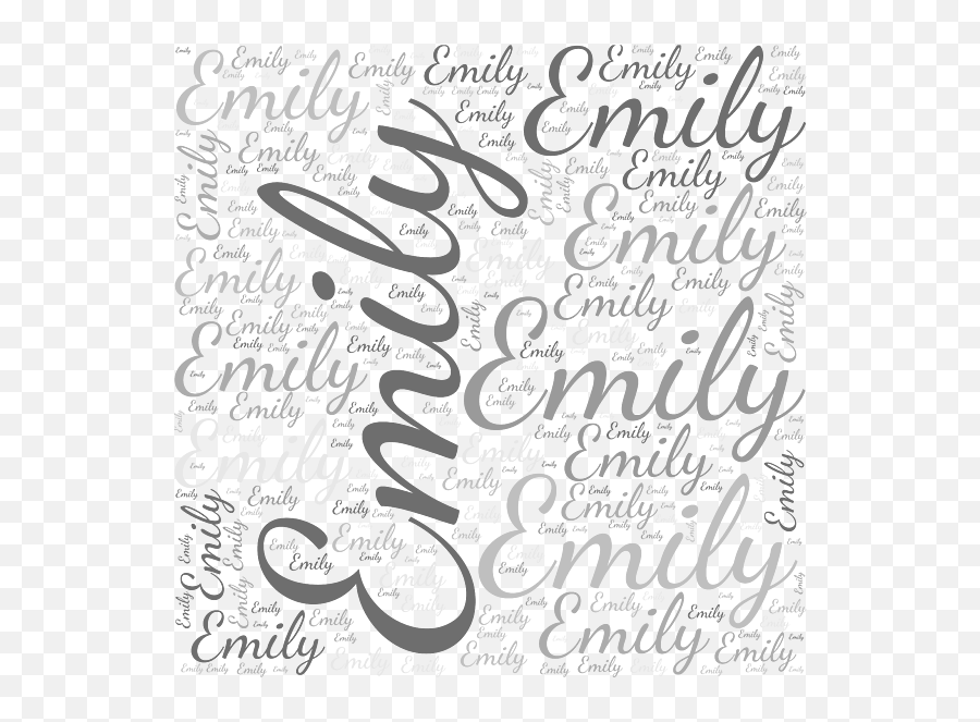 Female First Name Emily Puzzle - Dot Png,First Name Icon