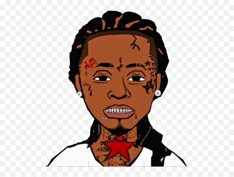 Download Hd Lil Wayne Cartoon Psd - Cartoon The Boondocks Drawings Png,Lil Wayne Png