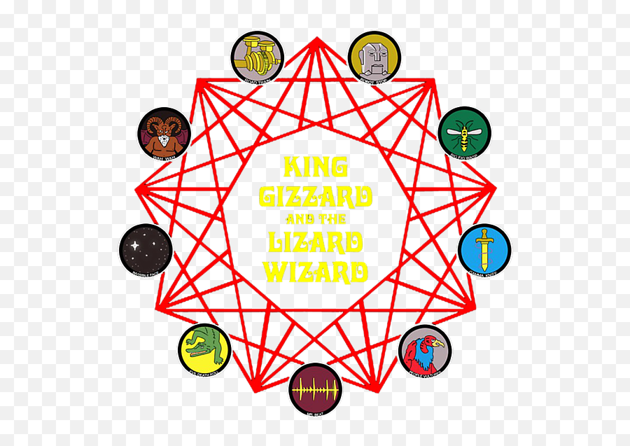 King Gizzard And The Lizard Wizard Tote Bag For Sale By - Nonagon Infinity Vector Png,Illidan Icon