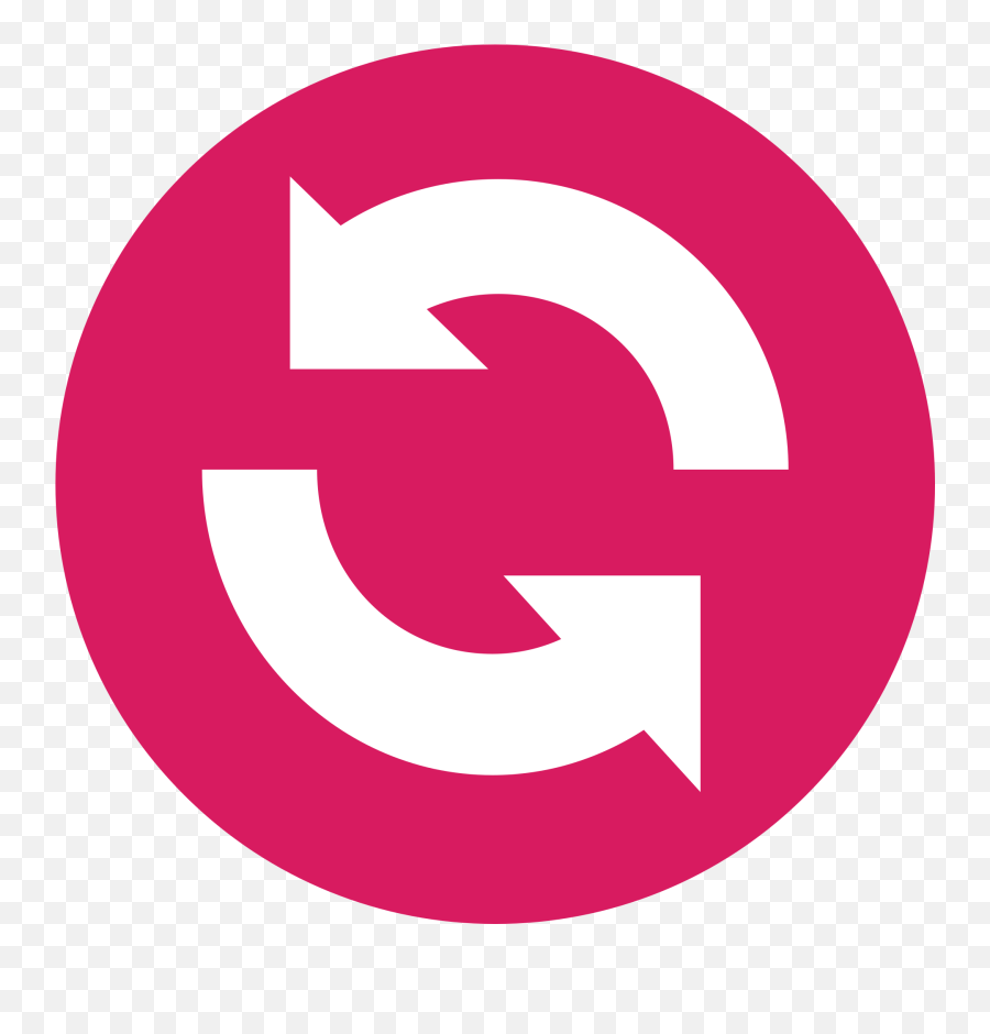 Fileeo Circle Pink White Arrow - Rotatesvg Wikimedia Commons Arrow Circle Png Pink,Iphone Navigation Icon