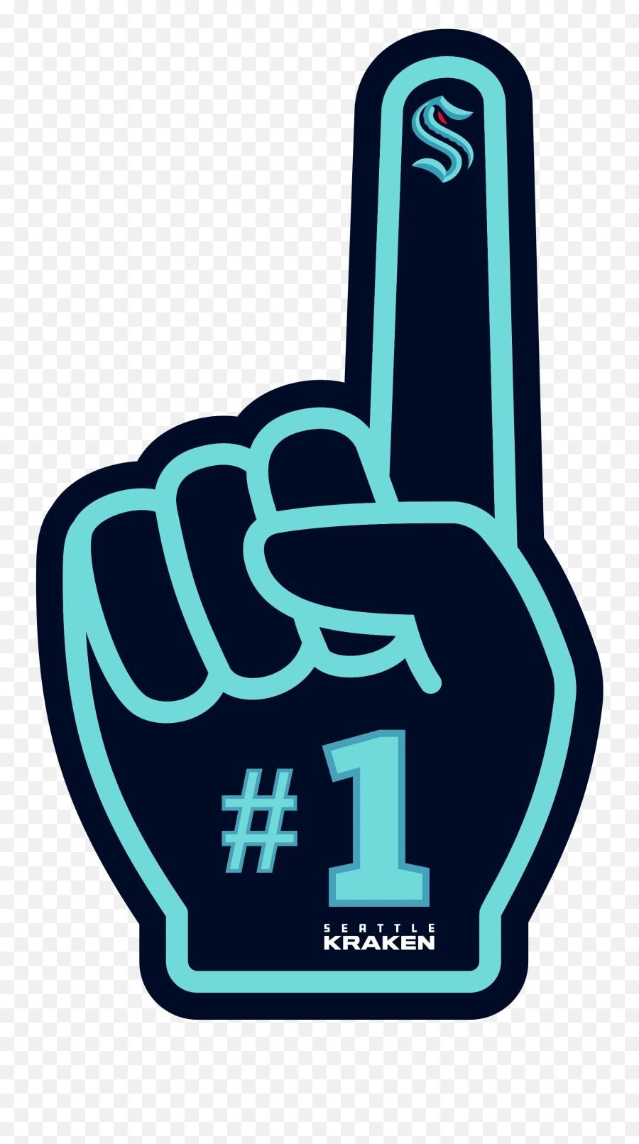 Nhl Logo Seattle Kraken Svg Vector - Sign Language Png,Foam Hand Icon Icon Png