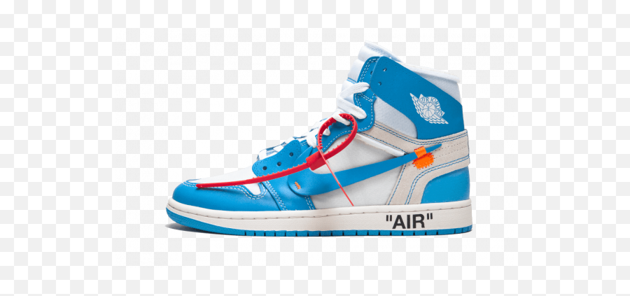 Price Of Nike Off - White Air Jordan 1 Blue Ow Air Jordan Off White Png,Jordan Png