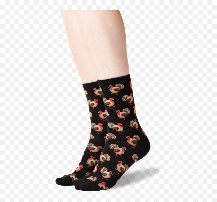 Womenu0027s Turkey Crew Socks U2013 Hotsox - Carmine Png,Turkey Leg Png