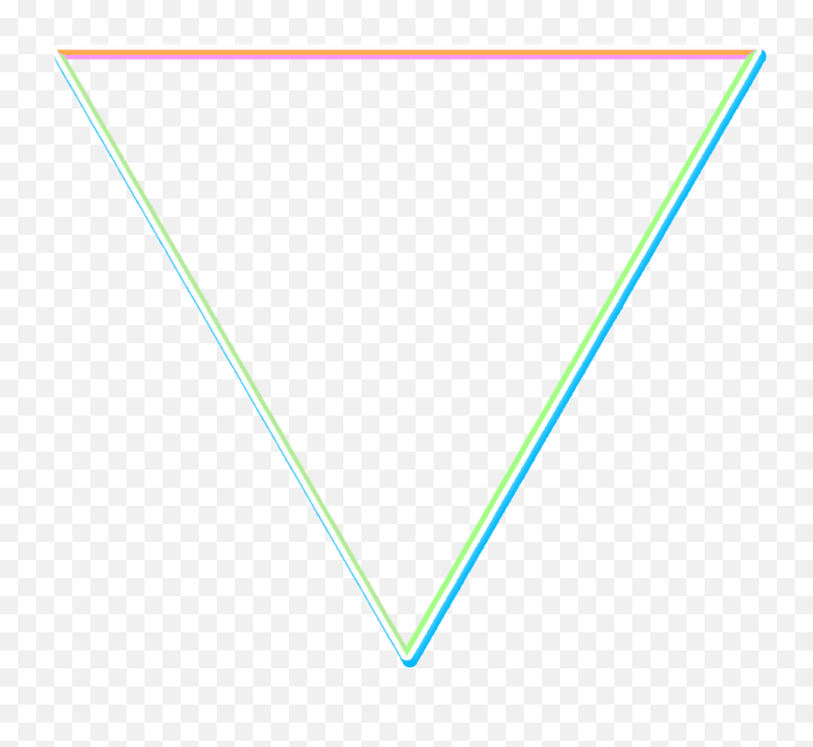 Abstract Line Png - Triangle Colorful Border Abstract Lines Plot,Geometric Border Png