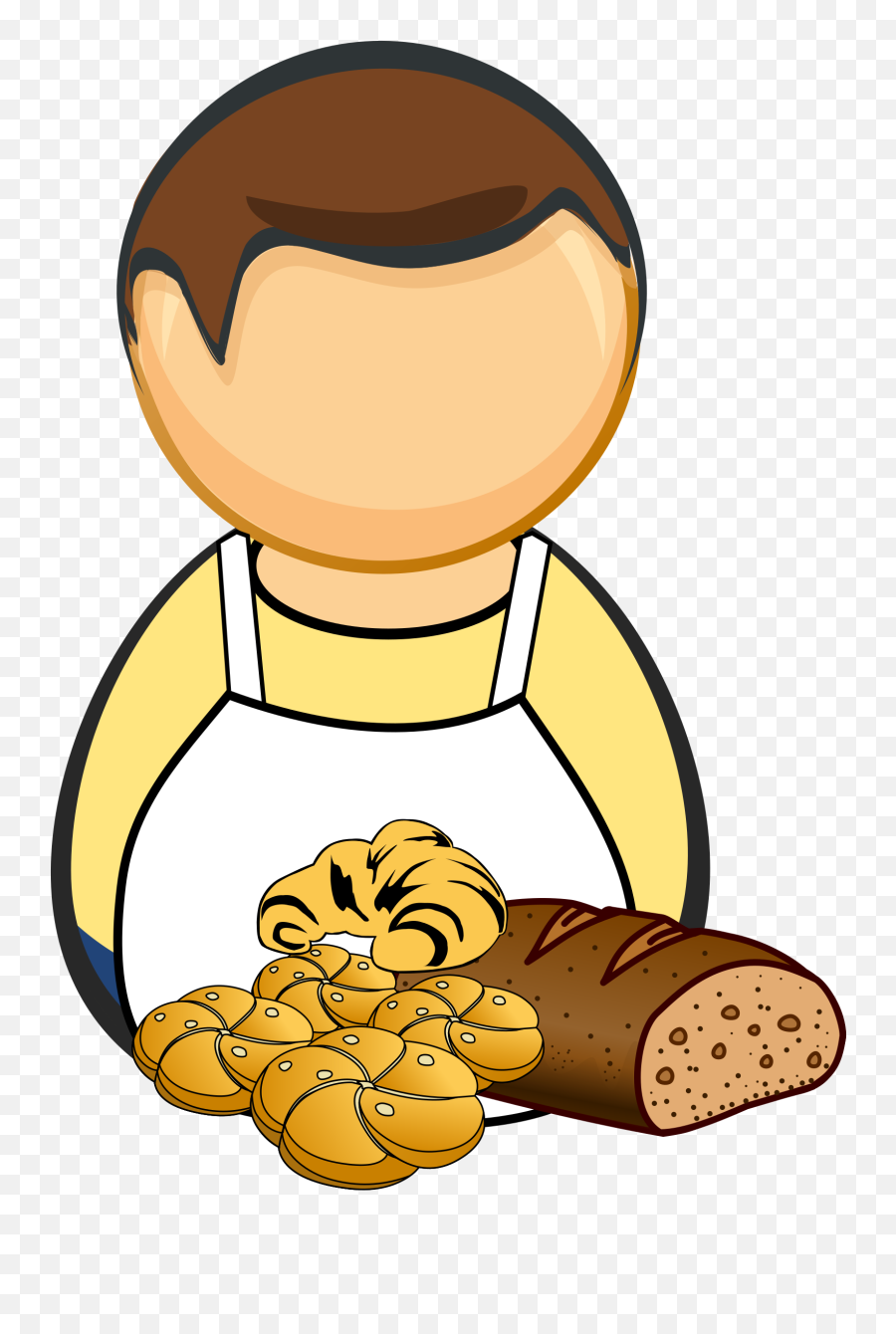 Fat Clipart Baker - Bread And Pastry Clip Art Png,Fat Png