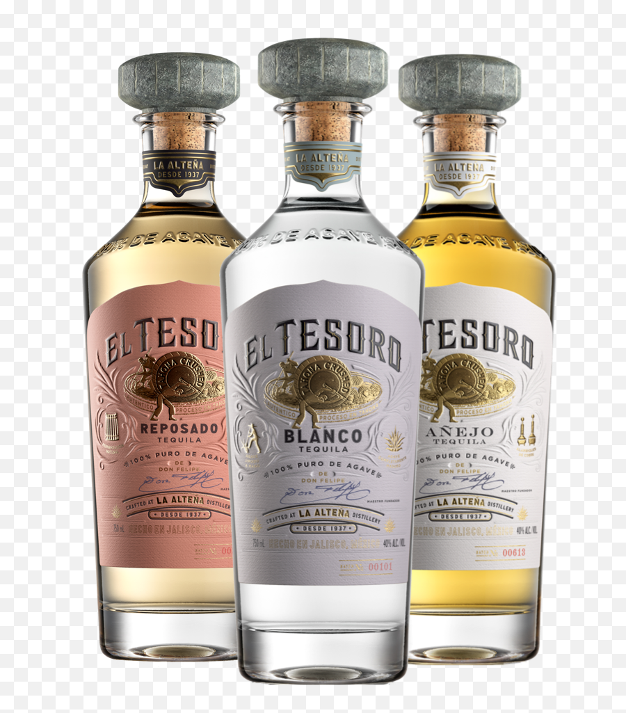 El Tesoro Tequila Debuts New Bottle And Packaging Png