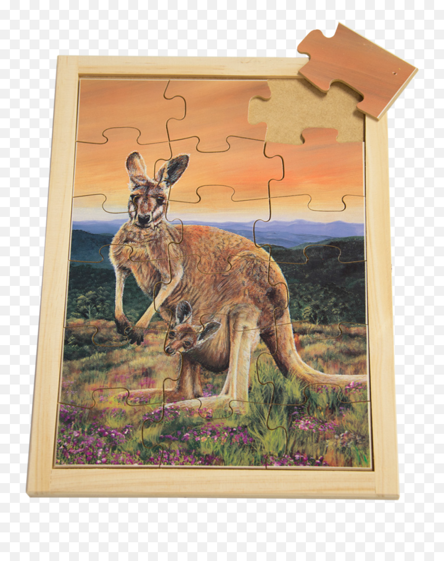 Kangaroo Puzzle - Kangaroo Png,Kangaroo Png