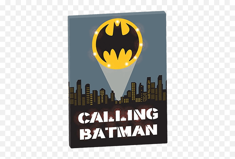 Dc Comics - Batman Calling Batman Lightup Canvas Batman Png,Bat Signal Png