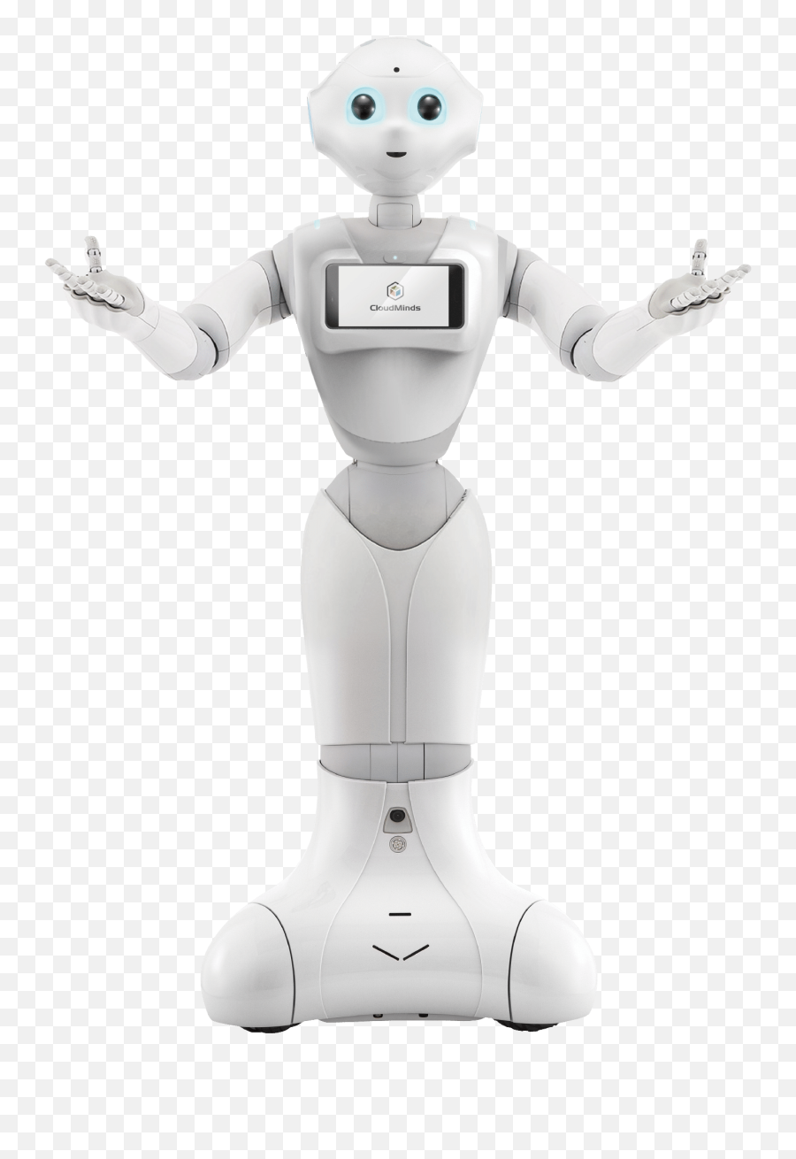 Cloud Pepper Humanoid Robot Cloudminds Robots - Cloud Pepper Png,Pepper Transparent