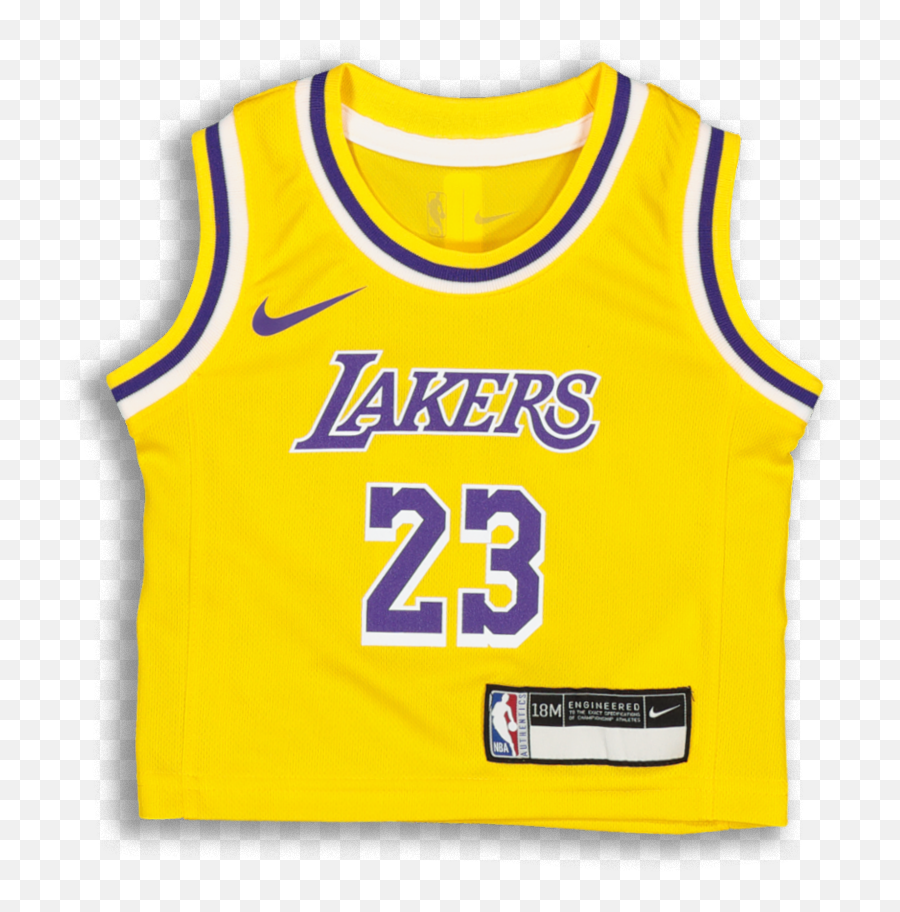 Nike Infant Los Angeles Lakers Lebron James 23 Replica Jersey Icon Edition Yellow - Lakers Png,Giannis Antetokounmpo Png