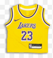 Nike Infant Los Angeles Lakers Lebron James 23 Replica Jersey Icon Edition Yellow - Lakers Png,Giannis Antetokounmpo Png